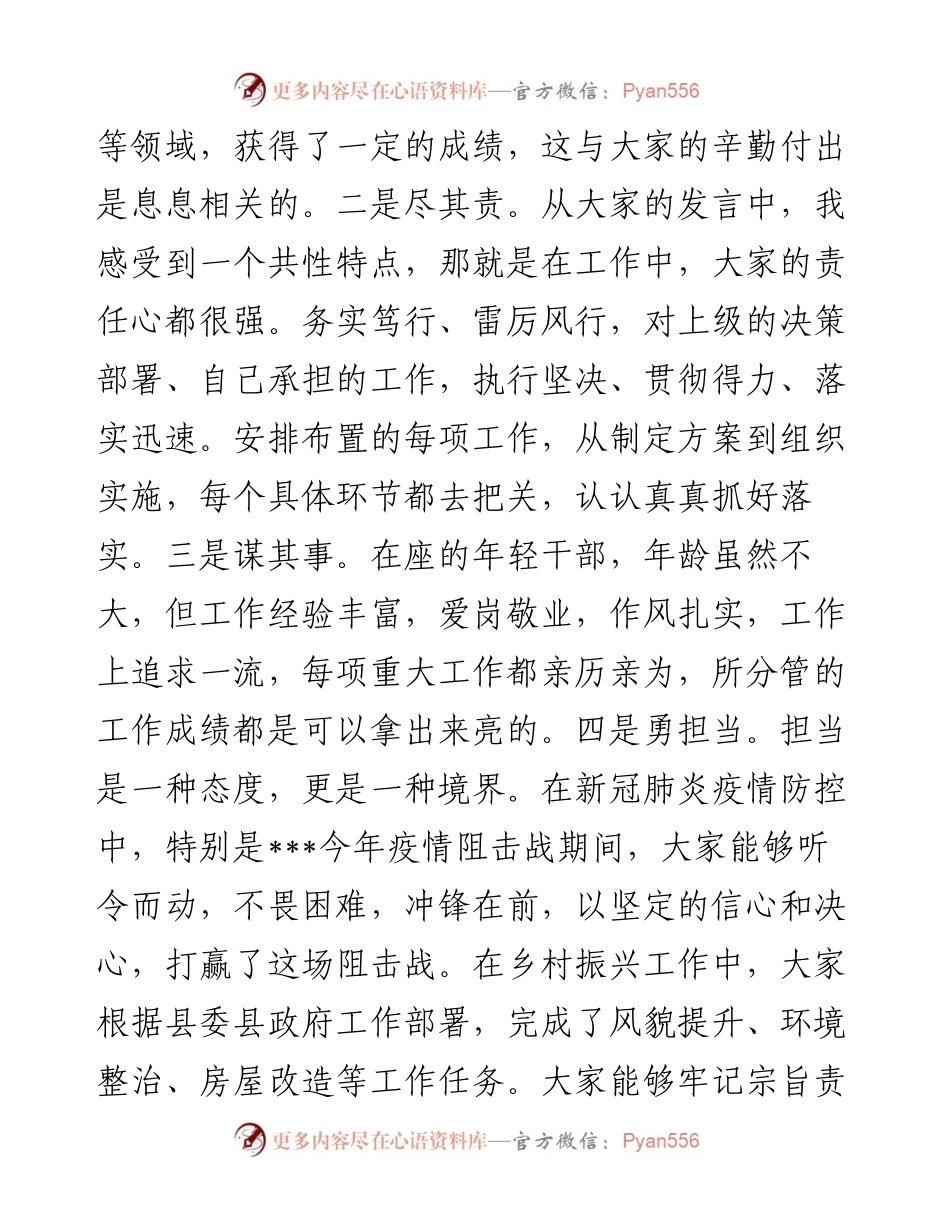 在县年轻干部座谈会上的点评发言.docx_第2页