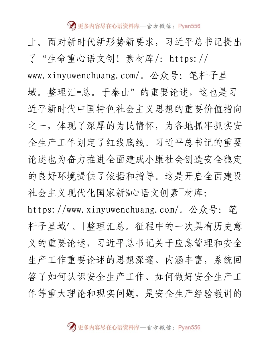 学习贯彻习近平总书记关于应急管理和安全生产工作重要论述的研讨交流材料.docx_第2页