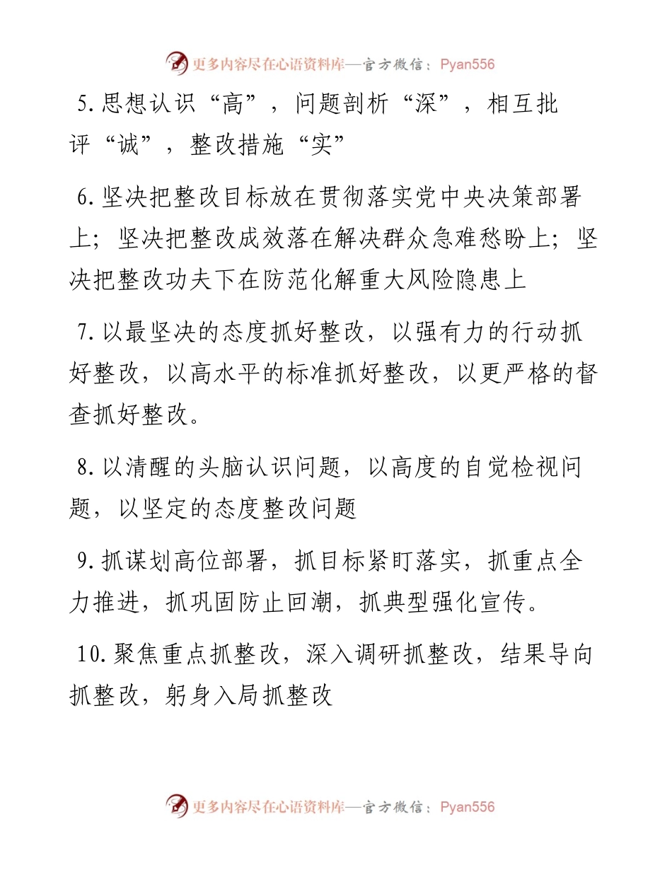 巡视整改提纲及排比句50例.docx_第2页