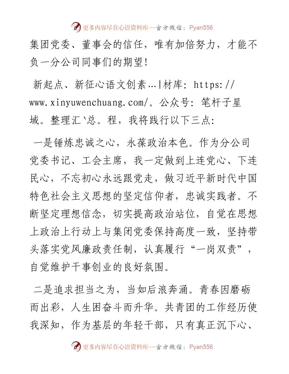 在集团新提任中层干部任前谈话会上的表态发言.docx_第2页