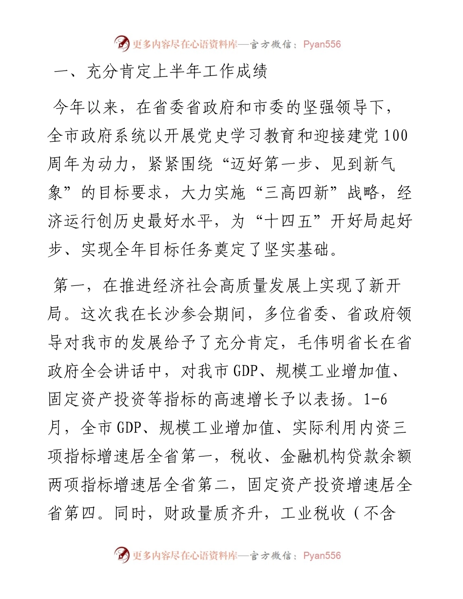 在市政府全体会议上的讲话_5.docx_第2页