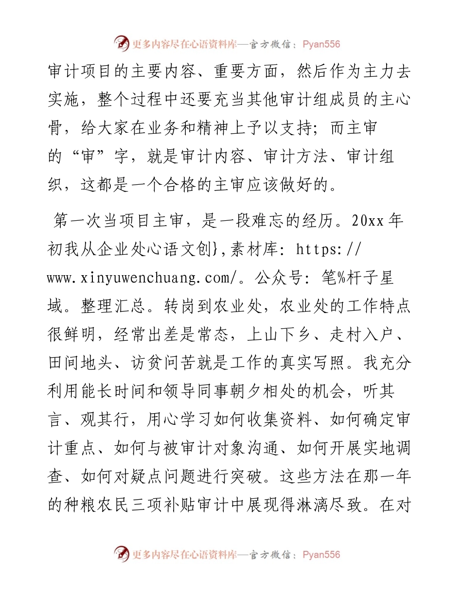 学习“贯彻党的二十大精神，忠诚履行审计人职责使命”主题演讲稿汇编（3篇）.docx_第2页