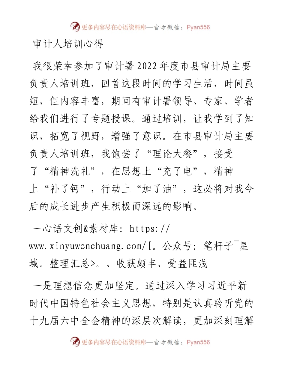 审计人培训心得.docx_第1页