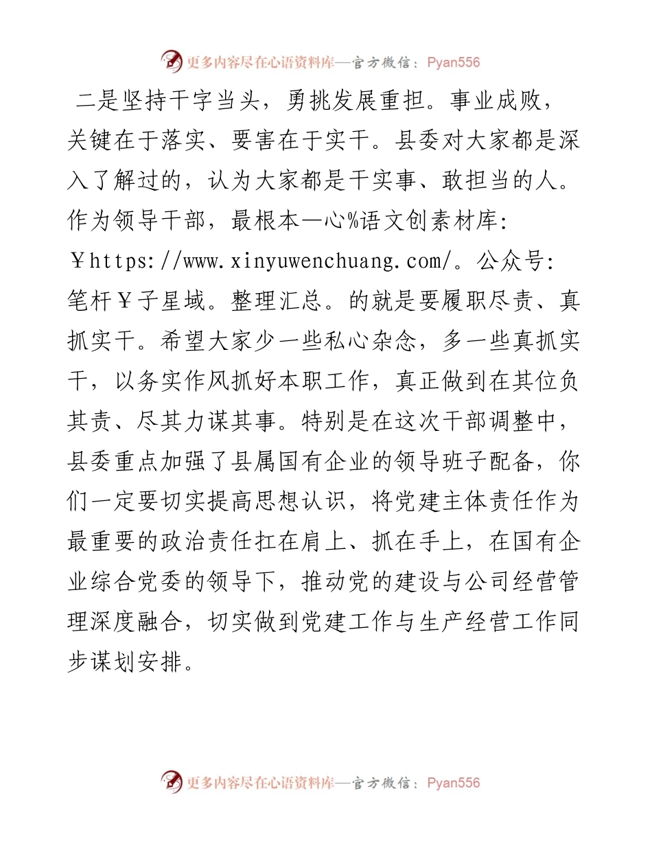 在新任干部任前谈话及廉政谈话会议上的讲话.docx_第2页