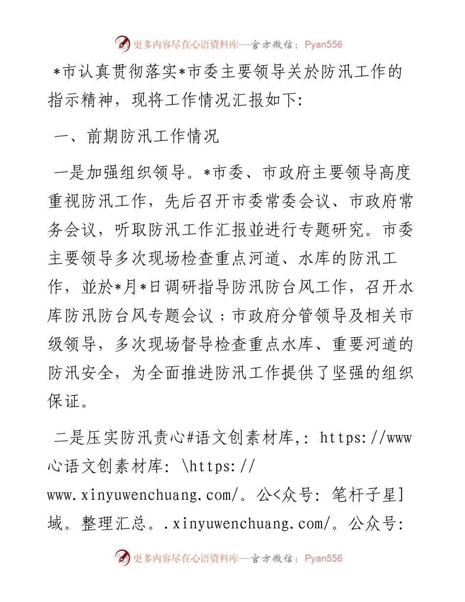 在防汛检查工作会议上的讲话.docx_第1页
