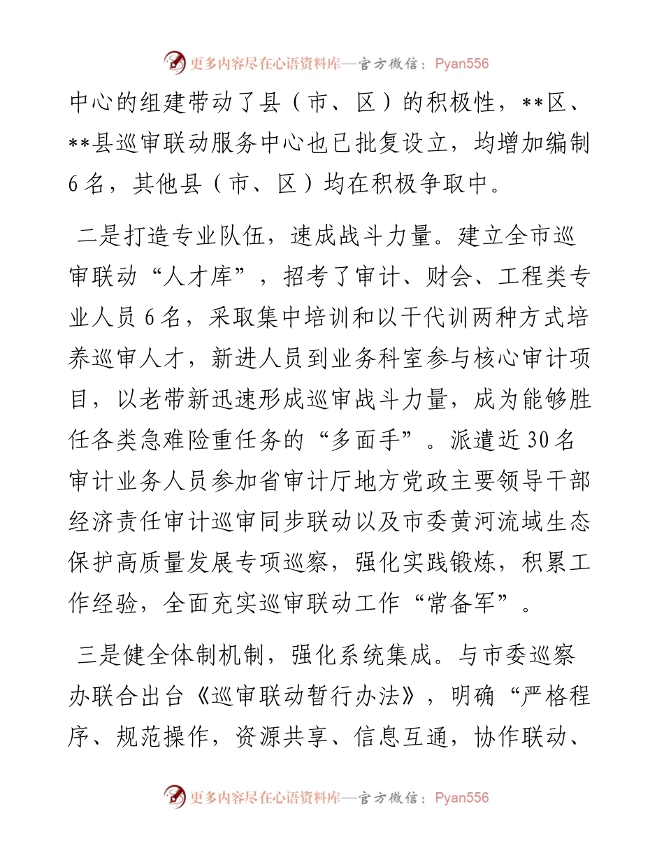 审计工作经验交流材料.docx_第2页