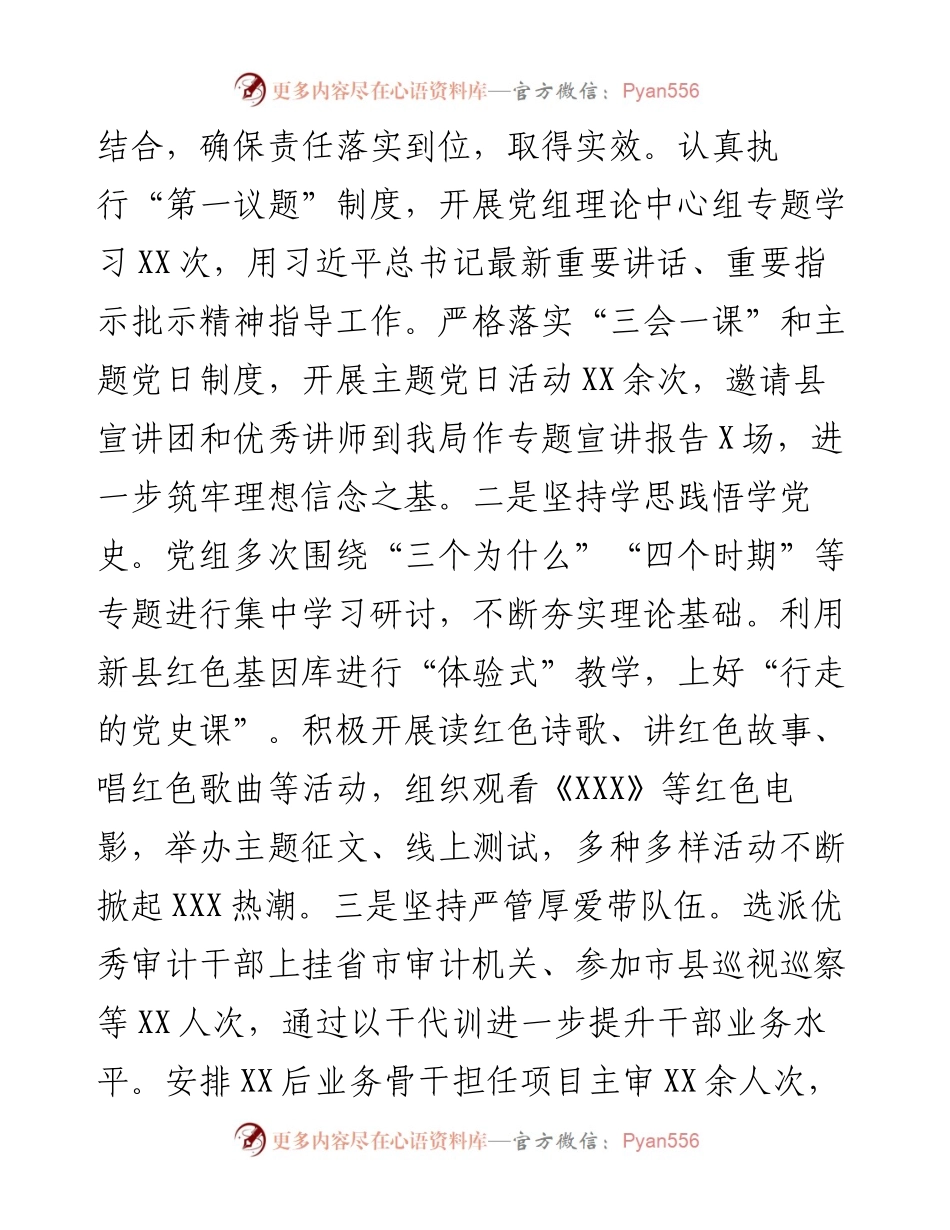 审计局局长述职述廉述学报告.docx_第2页