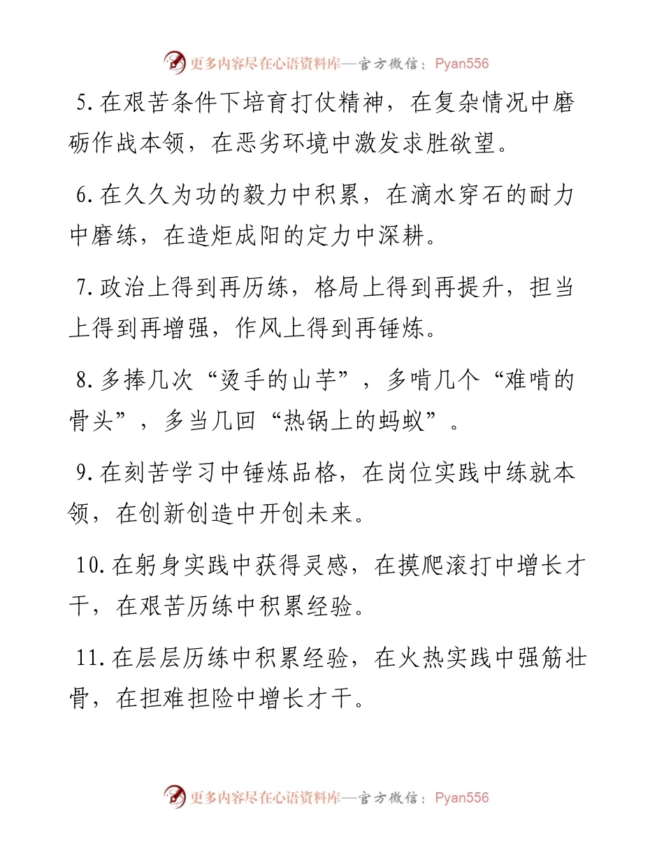 实践锻炼类排比句40例（6月6日）.docx_第2页