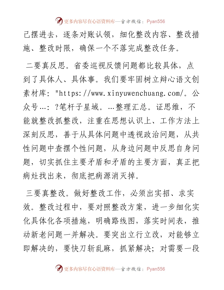 巡视整改专题民主生活会上的总结.docx_第2页