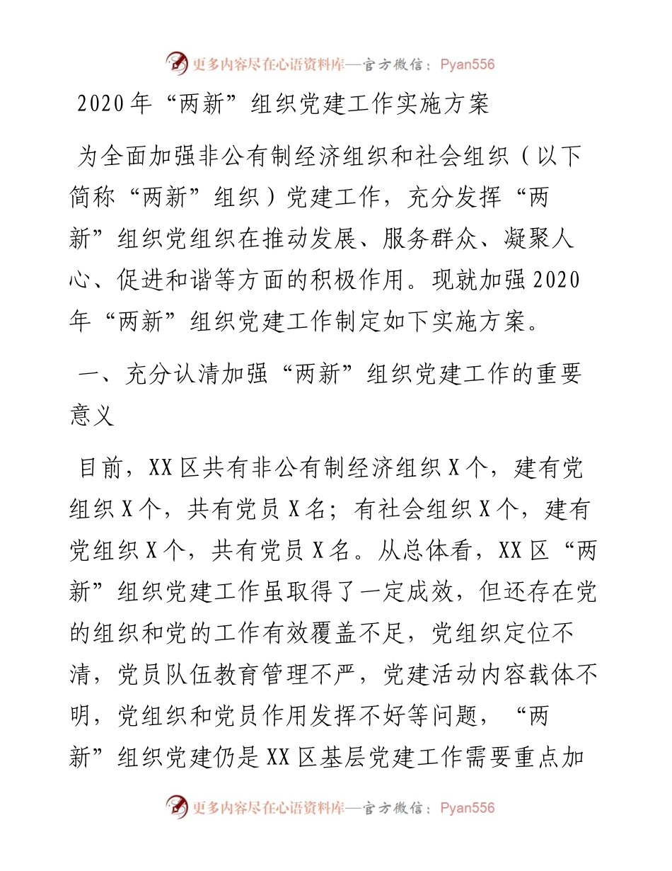 文汇446—两新组织党建方案.docx_第1页