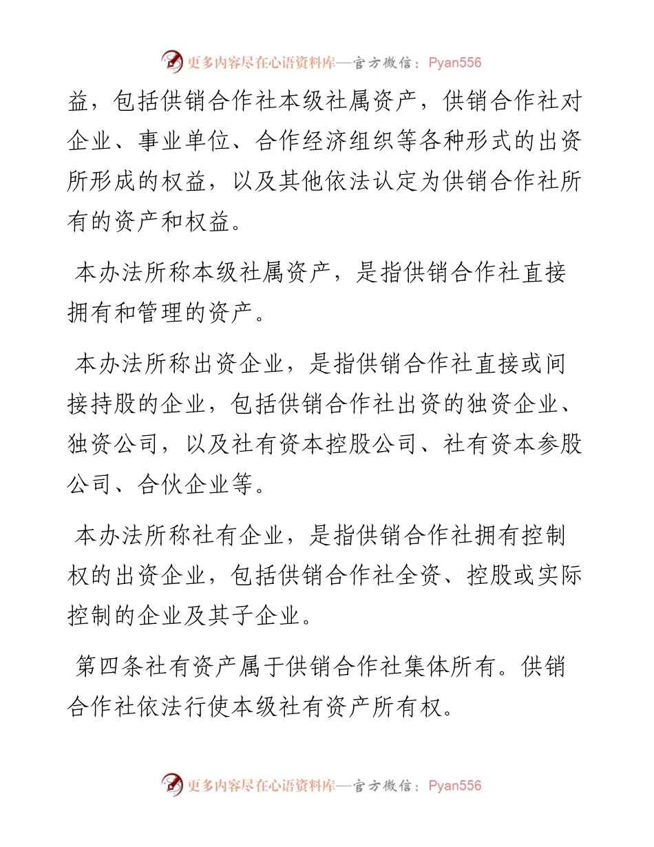 市供销社社有资产监督管理办法（试行）.docx_第2页