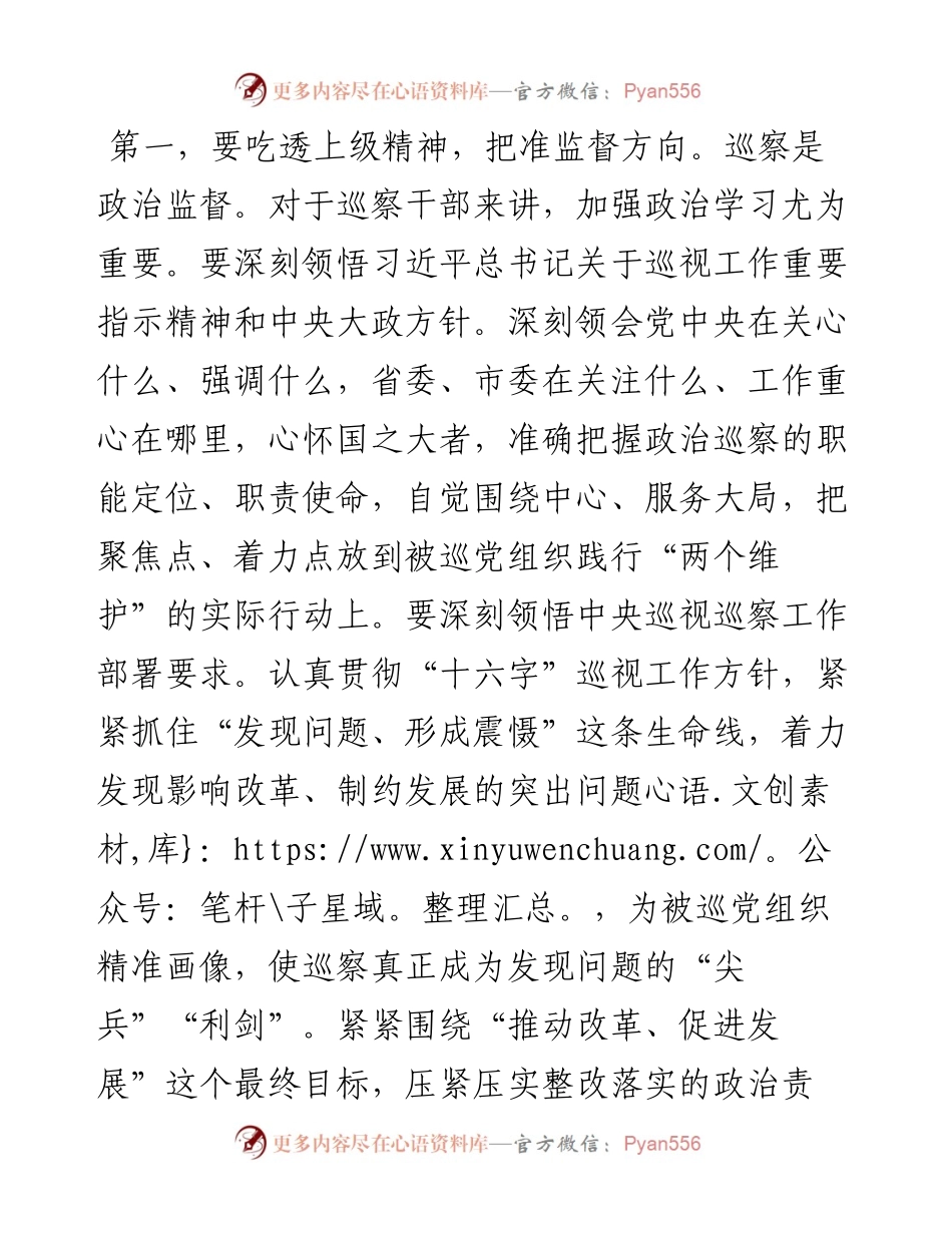 市委巡察工作高质量发展推进会经验交流材料：坚守初心使命强化责任担当推动巡察监督高质量发展.docx_第2页