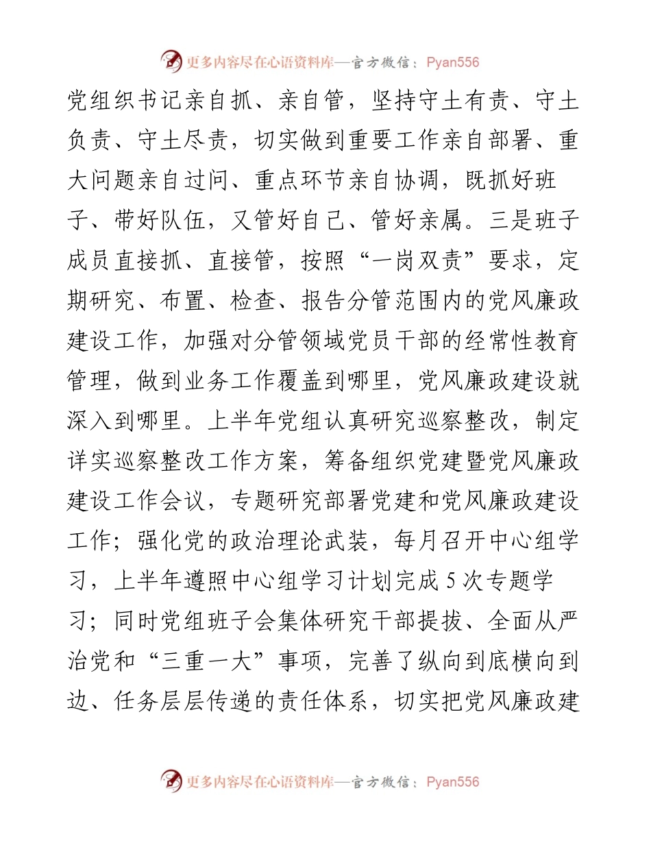 市局党组上半年党风廉政建设工作总结.docx_第2页