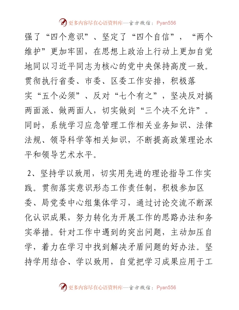 应急管理局党委书记度述责述廉报告.docx_第2页