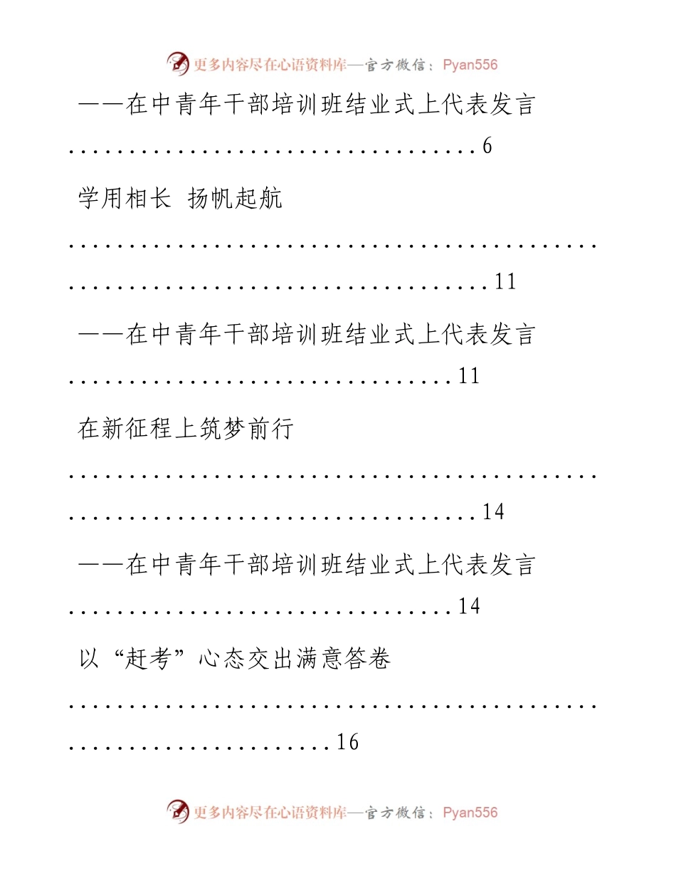 文汇系列1840--中青班干部培训发言汇编.docx_第2页