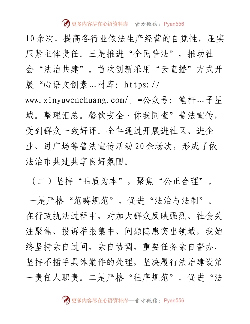 市场监督管理局党组书记、局长度述法报告.docx_第2页