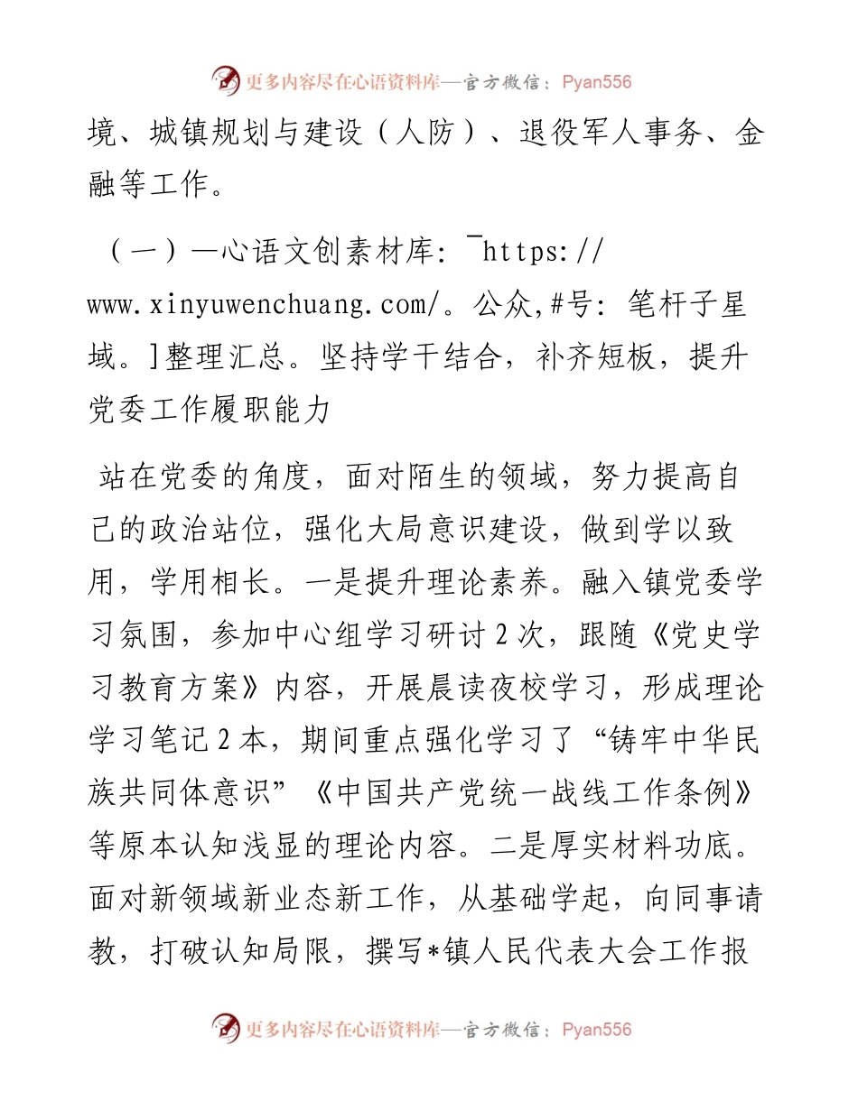 挂职镇党委副书记工作汇报.docx_第2页