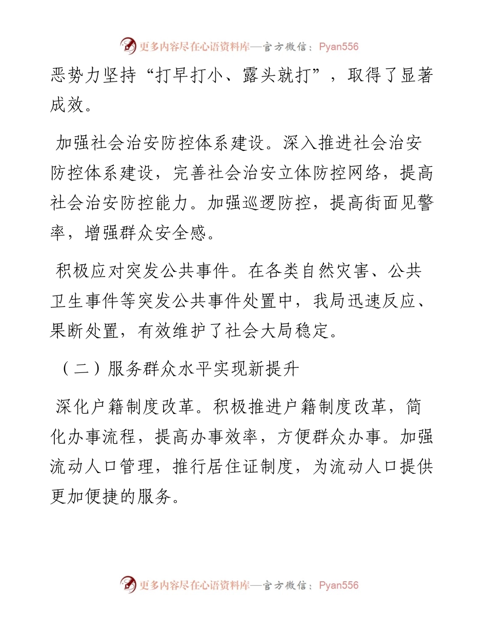 市公安局2024年上半年工作总结及下半年工作计划.docx_第2页