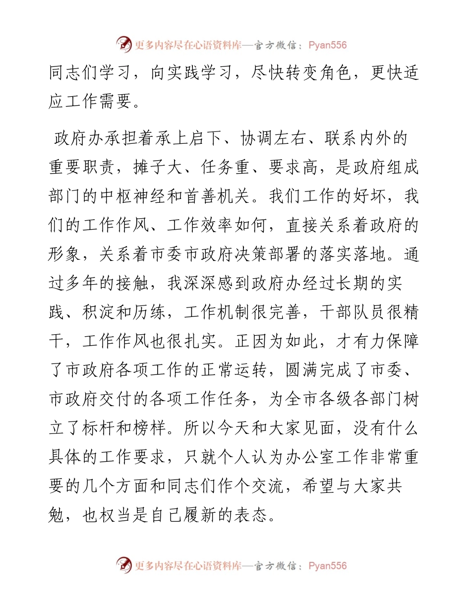 政府办主任任职表态发言.docx_第2页