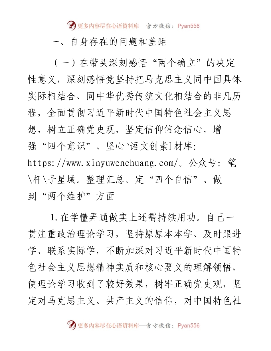市长党史学习教育专题民主生活会“五个带头”对照检查发言材料.docx_第2页