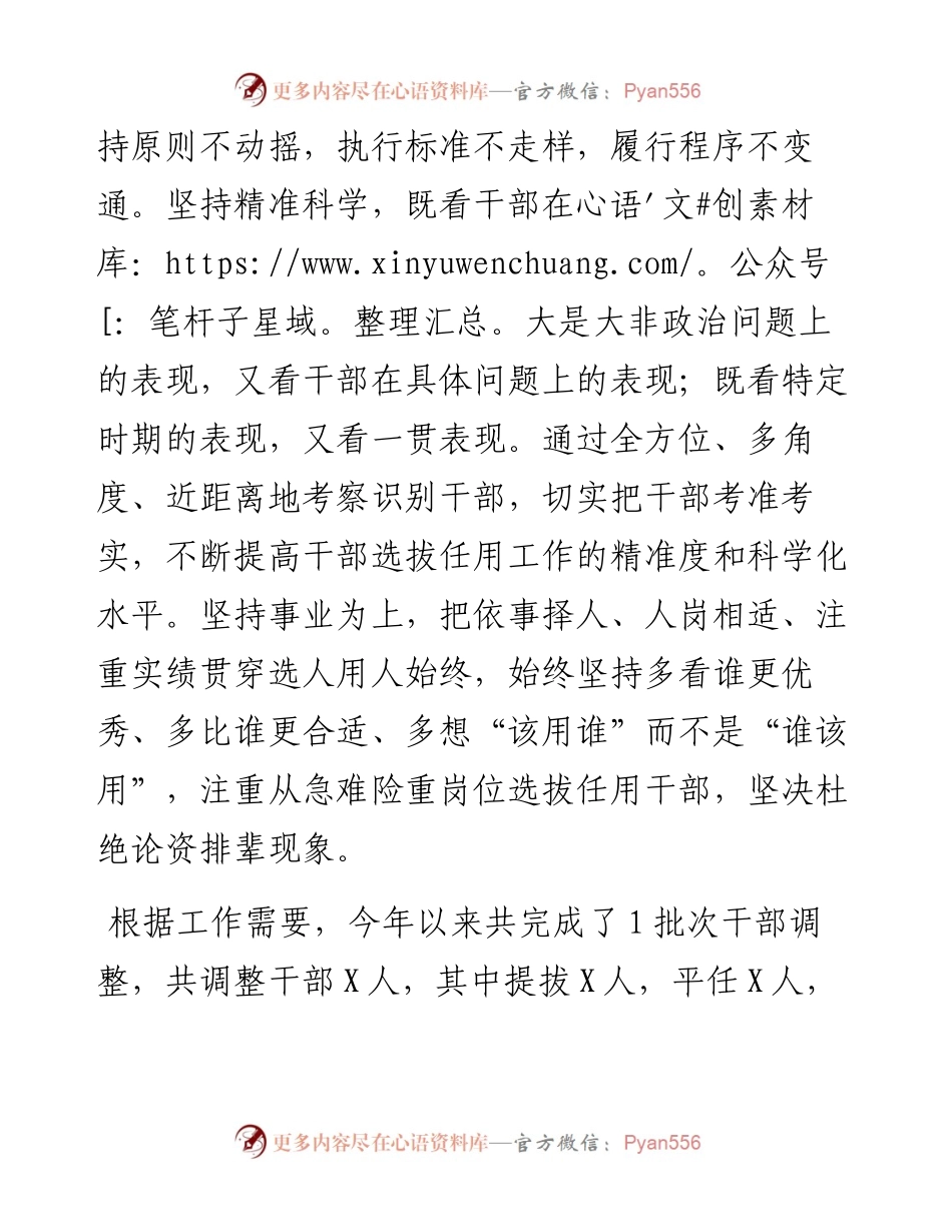 度公司领导人员选拔任用工作报告.docx_第2页