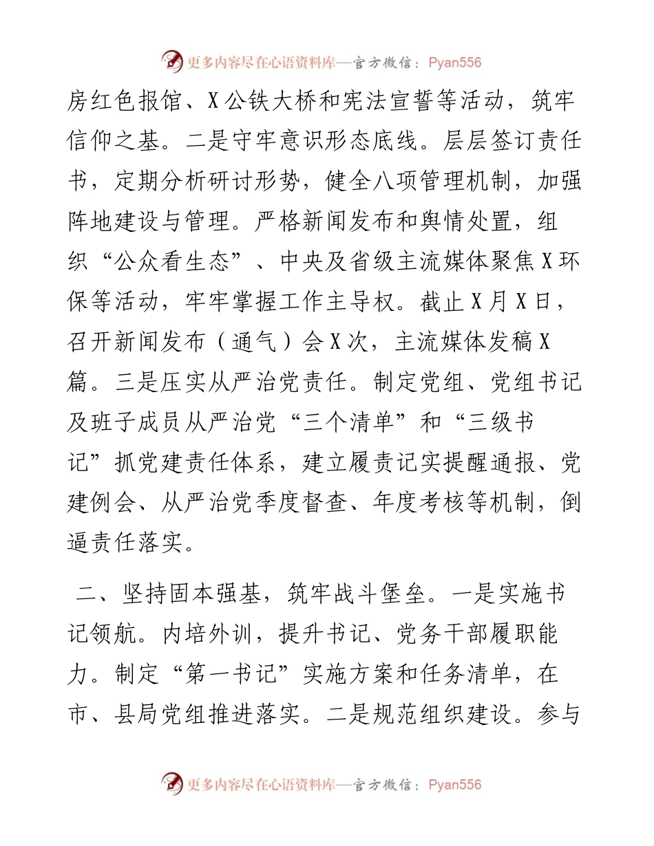 市生态环境局党组书记述职报告.docx_第2页