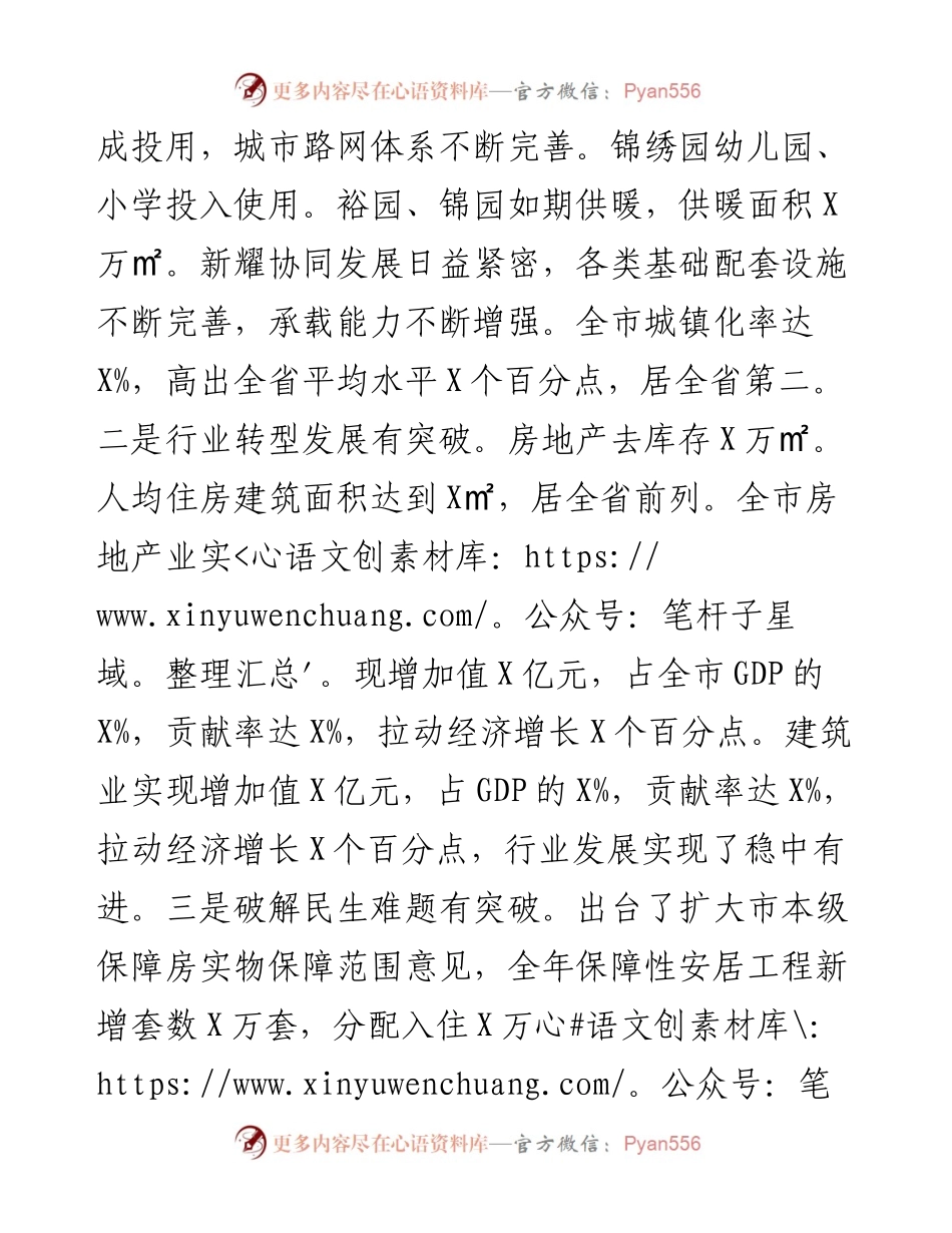 常务副市长在全市住房城乡建设工作会议上的讲话.docx_第2页