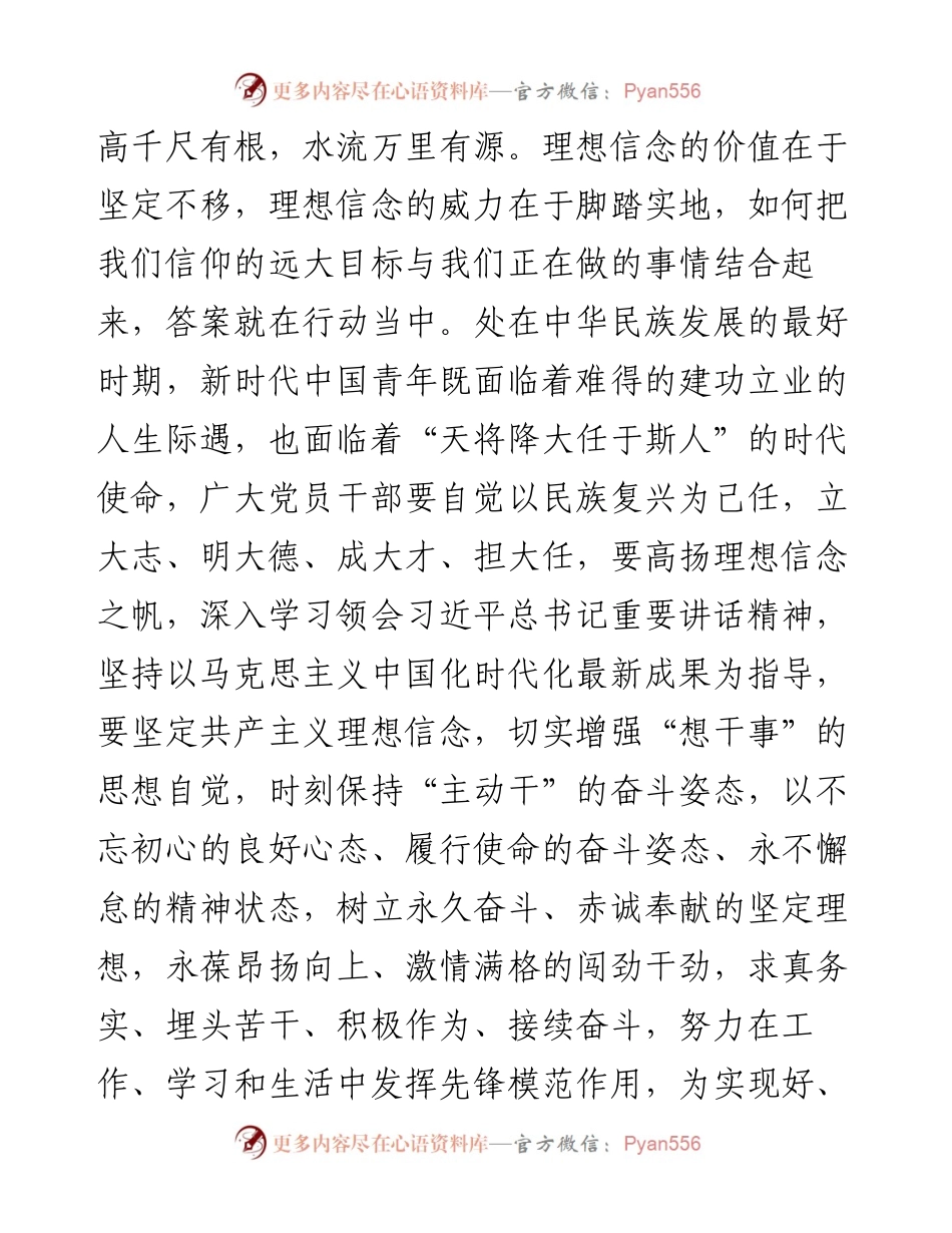 年轻干部座谈会交流研讨：用实干担当擦亮青春的底色.docx_第2页