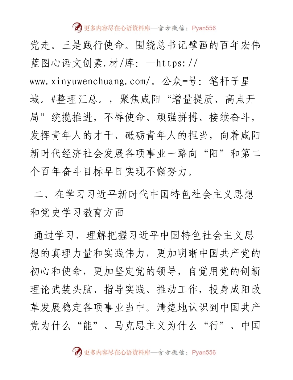 市委办公室普通党员党史学习教育专题组织生活会发言材料(1).docx_第2页