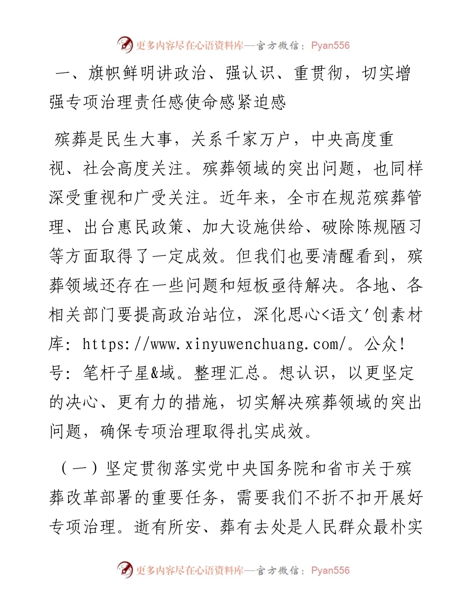 市领导在殡葬领域突出问题专项治理会议上的讲话.docx_第2页