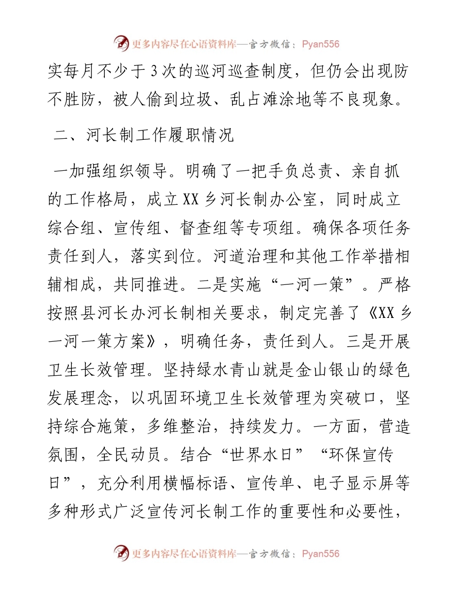 度河长制工作述职报告.docx_第2页