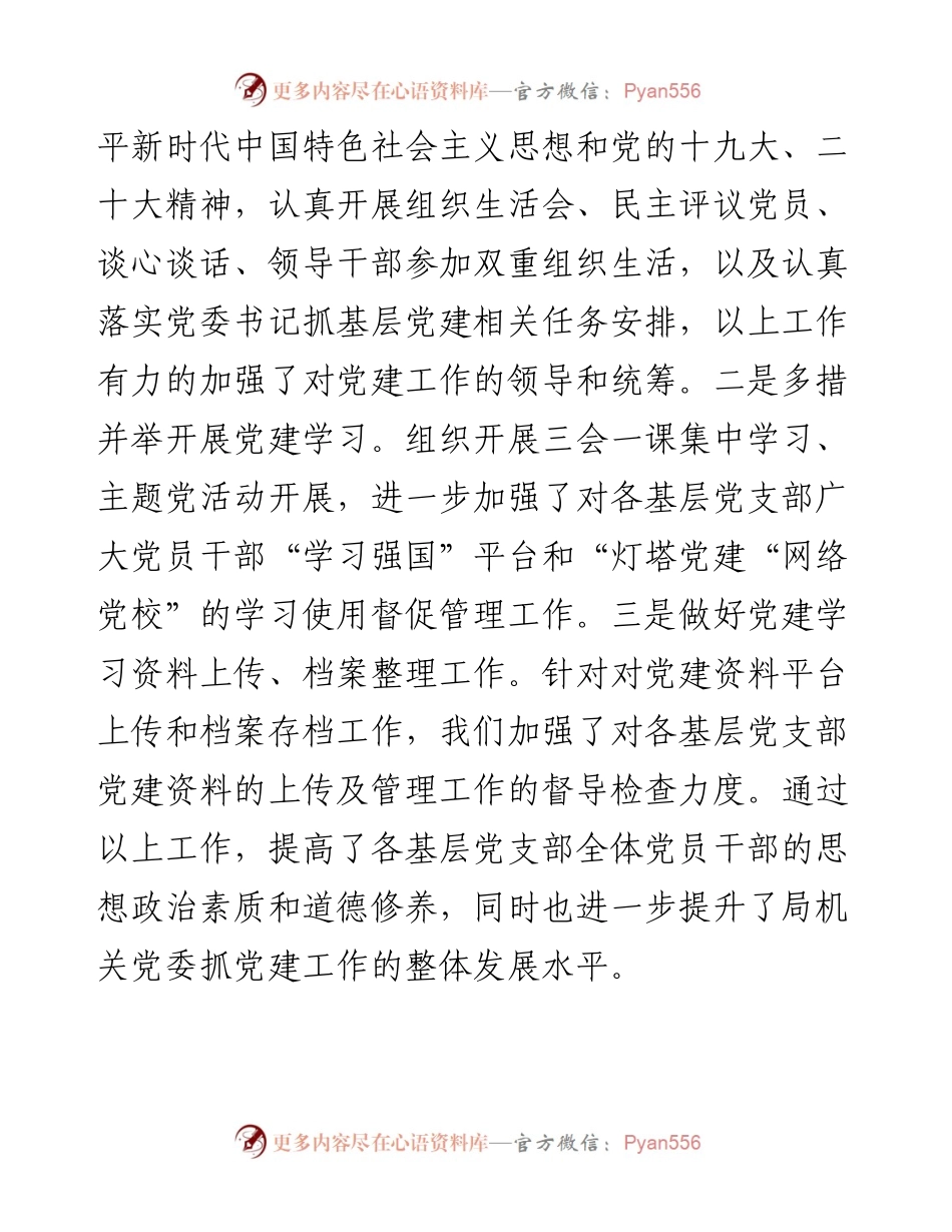 市文化和旅游局开展党支部建设情况全面排查情况报告.docx_第2页