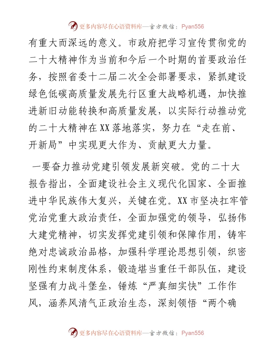 市长在市委常委会集中学习研讨会上的发言.docx_第2页