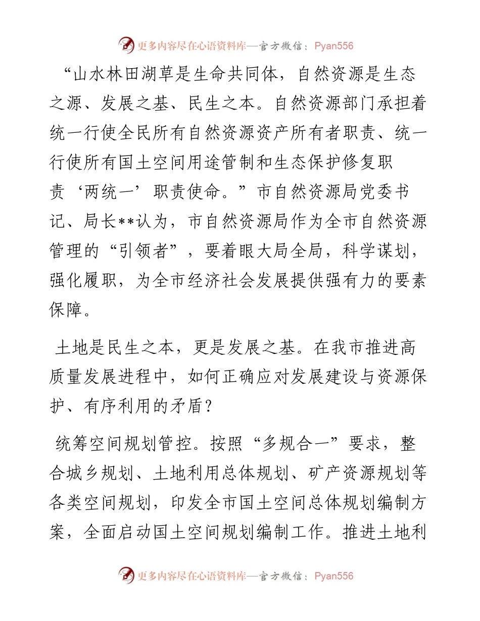 市自然资源局成立一周年工作纪实.docx_第2页