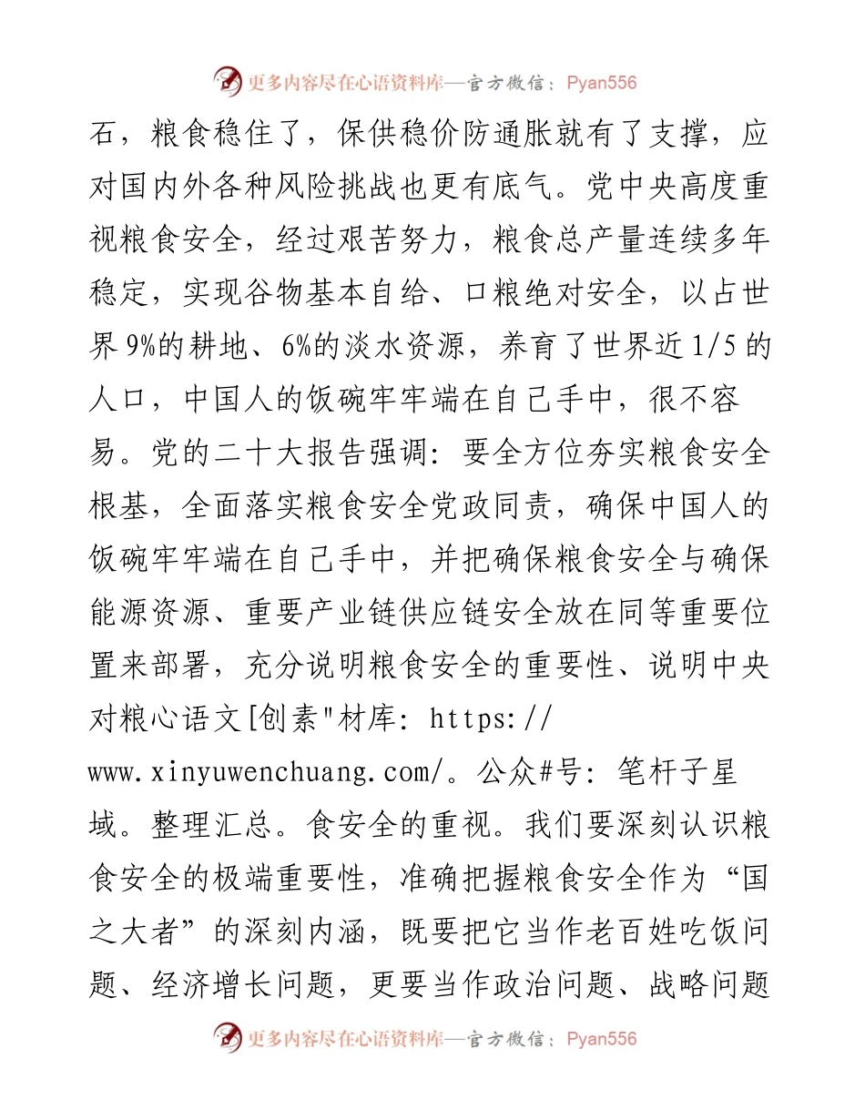 市委书记关于粮食安全的交流发言材料.docx_第2页