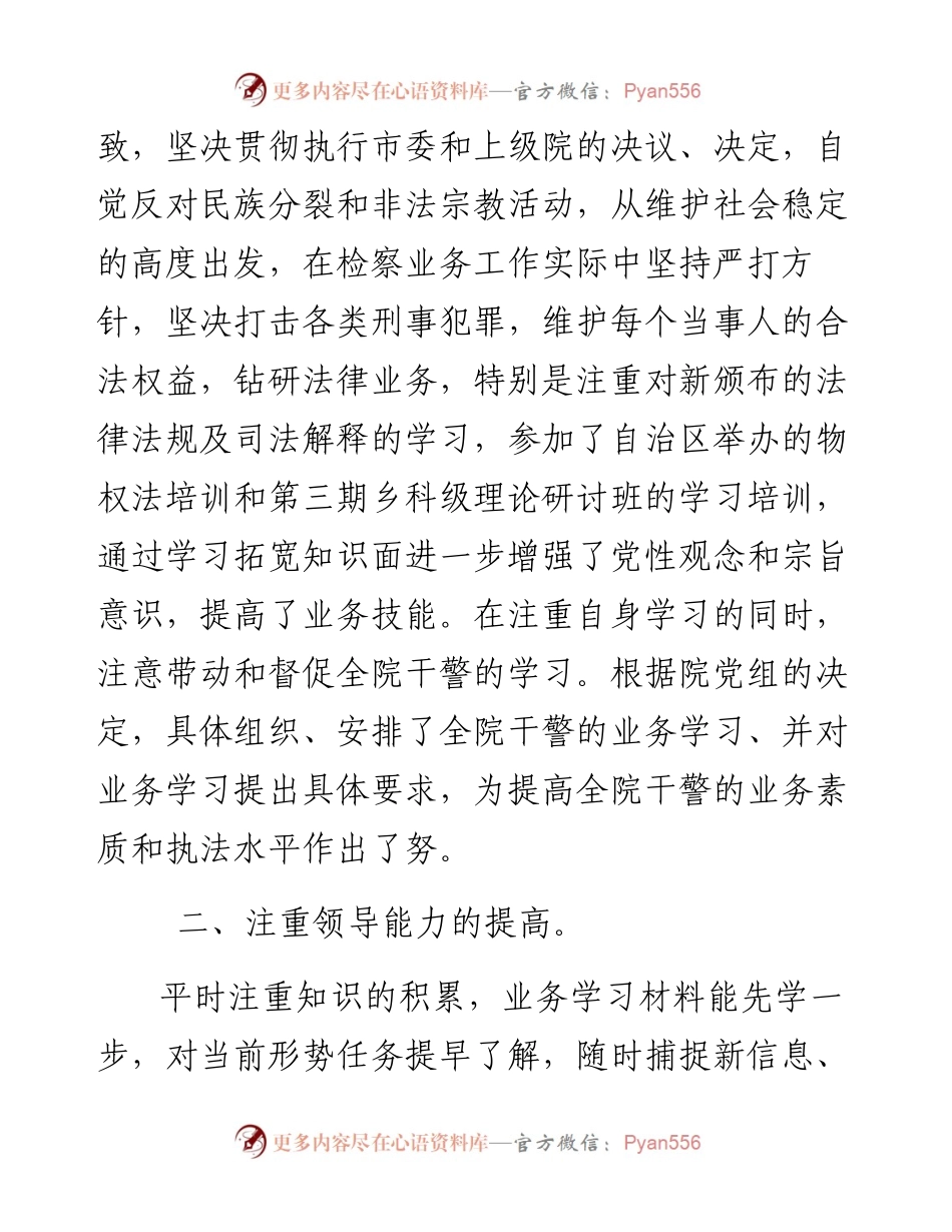 市人民检察院副检察长年个人总结.docx_第2页