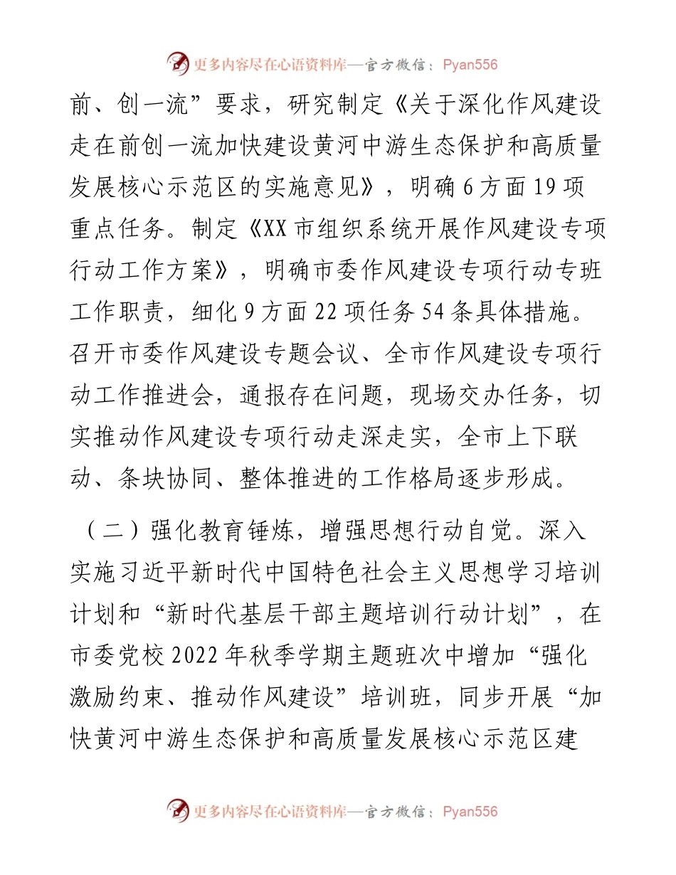 市作风建设专项行动汇报.docx_第2页