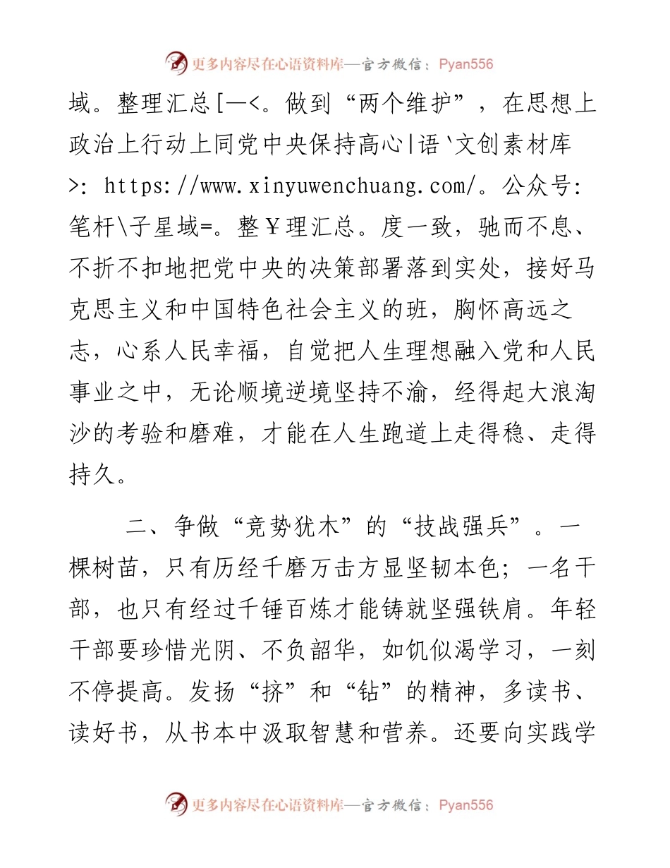 年轻干部座谈会发言提纲_4.docx_第2页