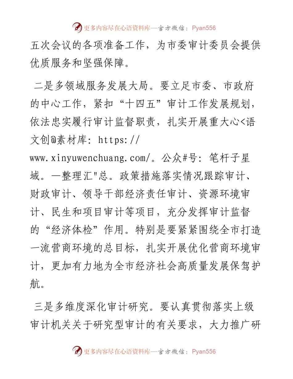 市审计局：五项举措认真学习贯彻自治区党委审计委员会第五次会议精神.docx_第2页