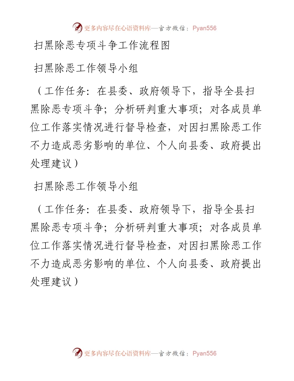 扫黑除恶专项斗争流程图.docx_第1页