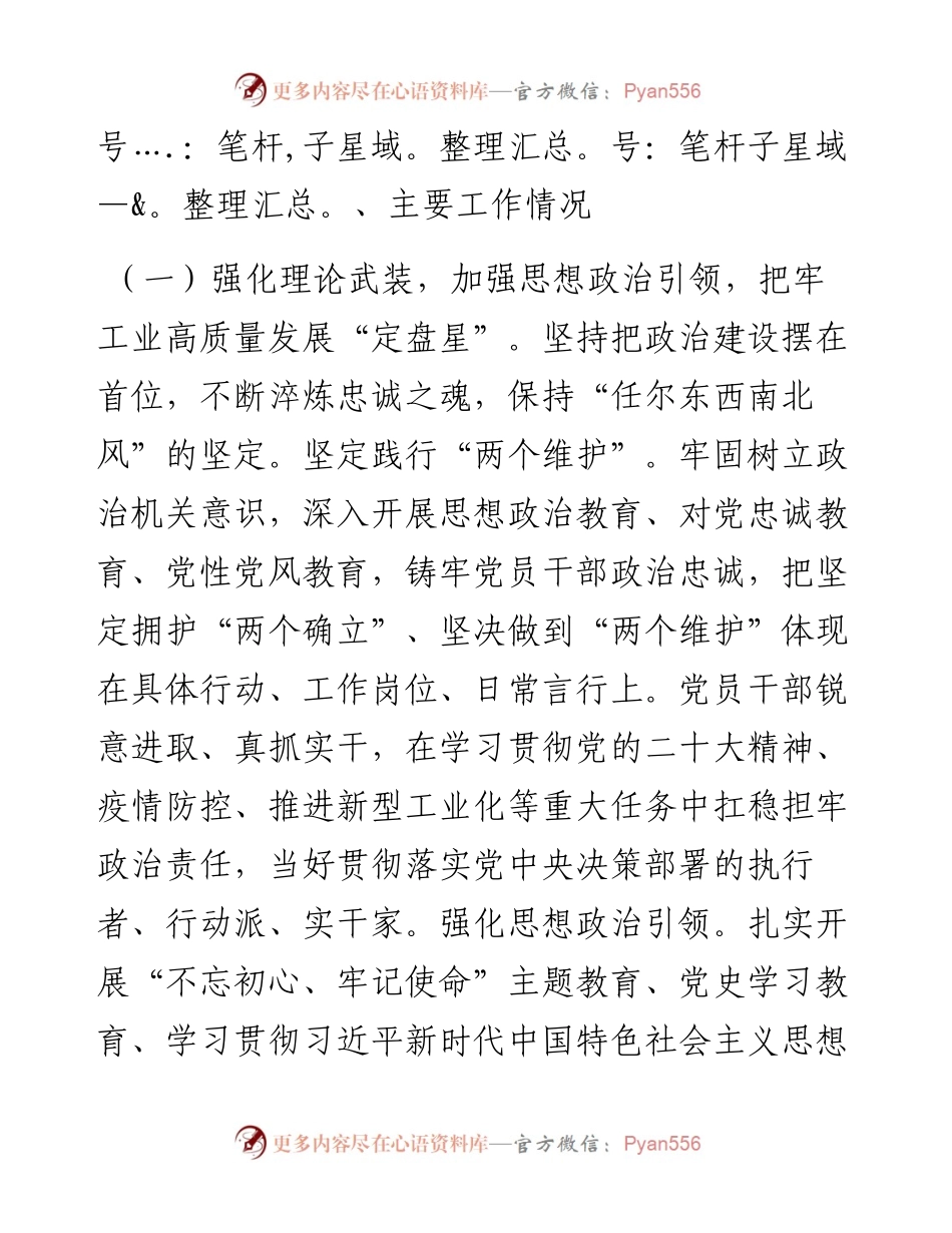 市经信局党组书记抓基层党建工作述职报告.docx_第2页