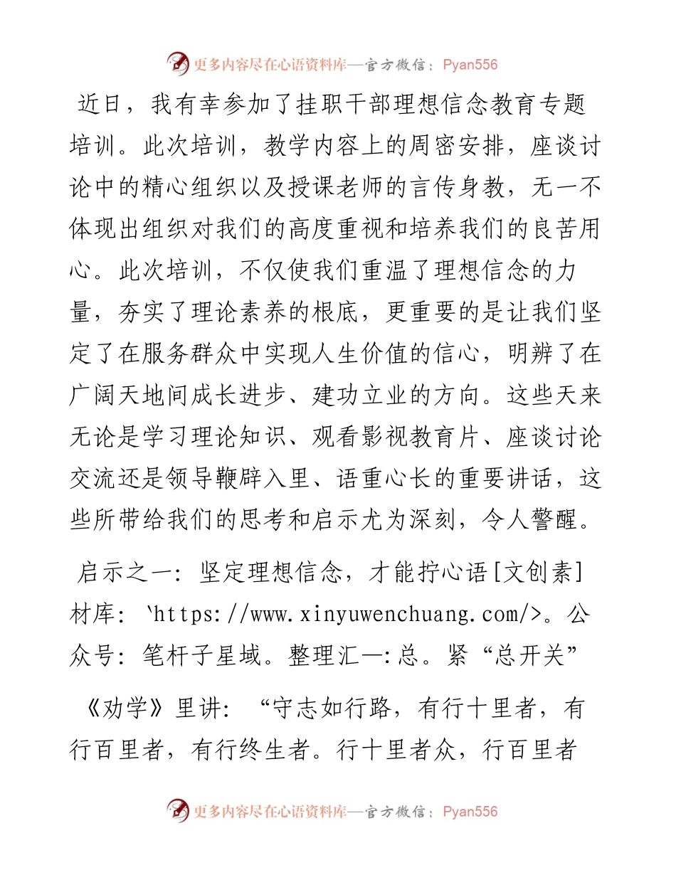 挂职培训总结发言.docx_第1页