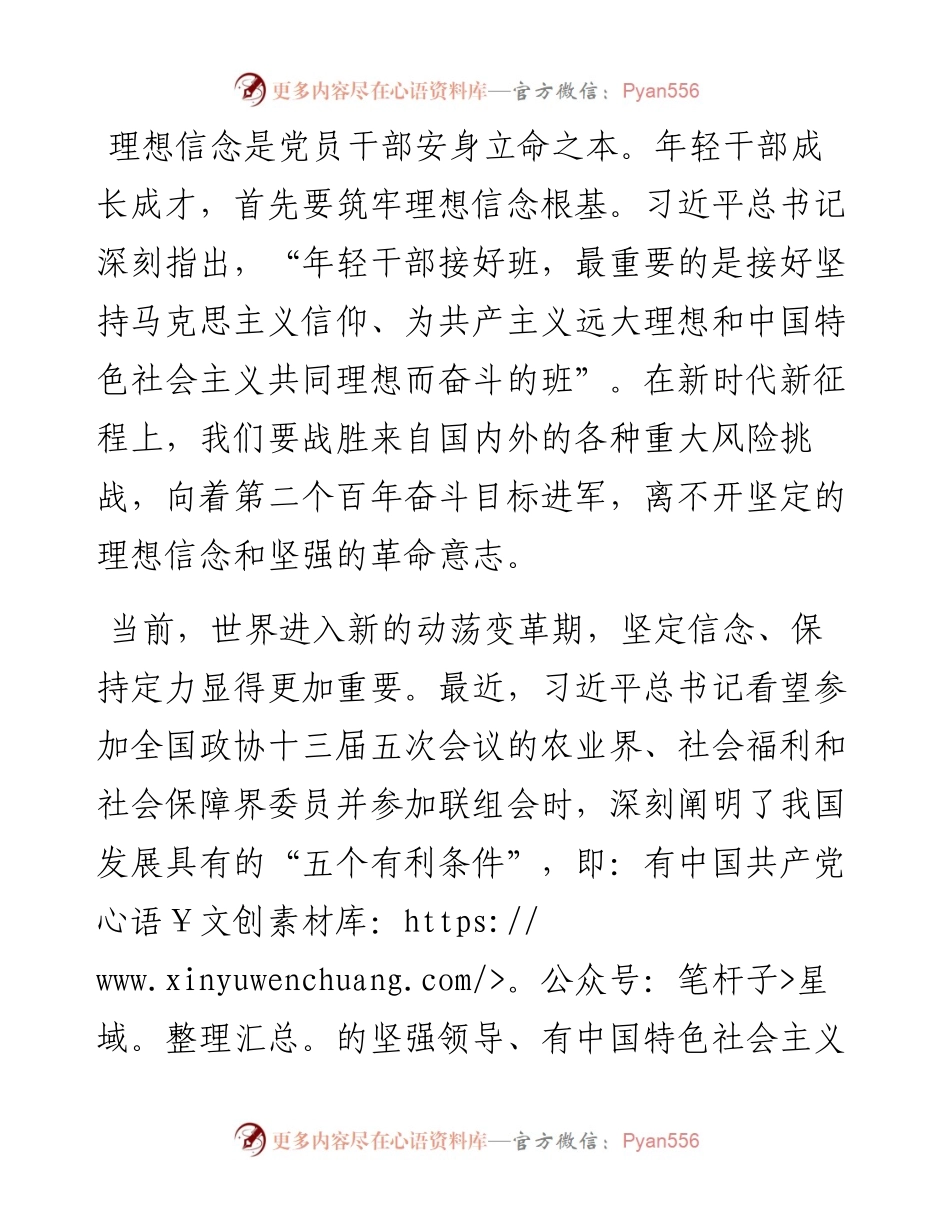 年轻干部专题党课：青春有为 奋斗无悔 守住拒腐防变防线.docx_第2页