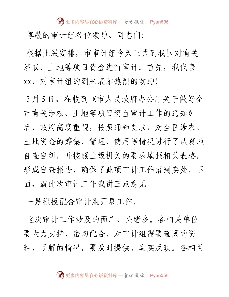 文汇系列2656--审计进点会领导讲话汇编（11篇）.docx_第2页