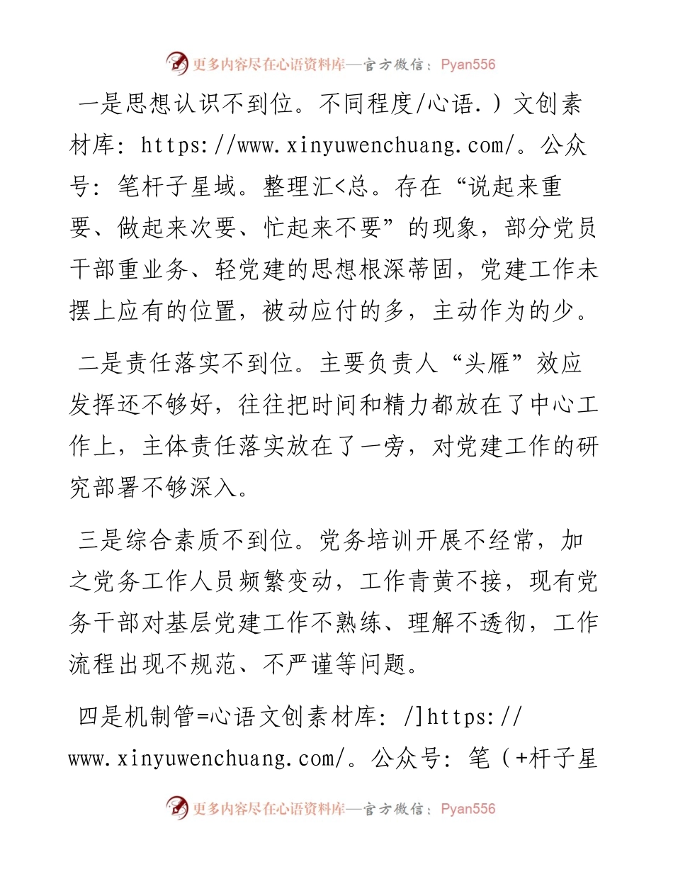 市局党建工作调研检查反馈问题整改方案.docx_第2页