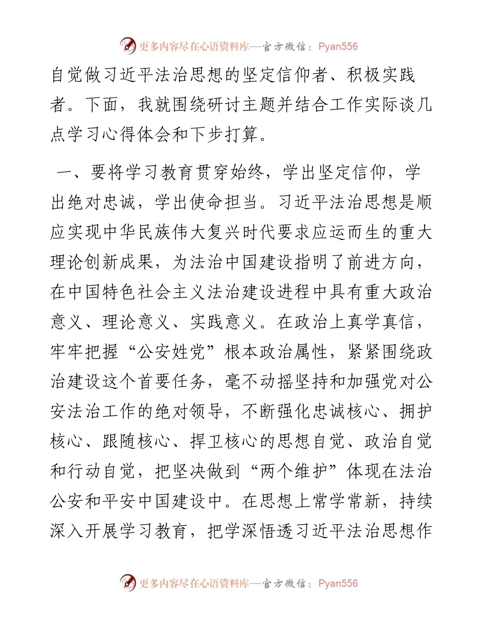 政法系统学习习近平法治思想研讨材料.docx_第2页