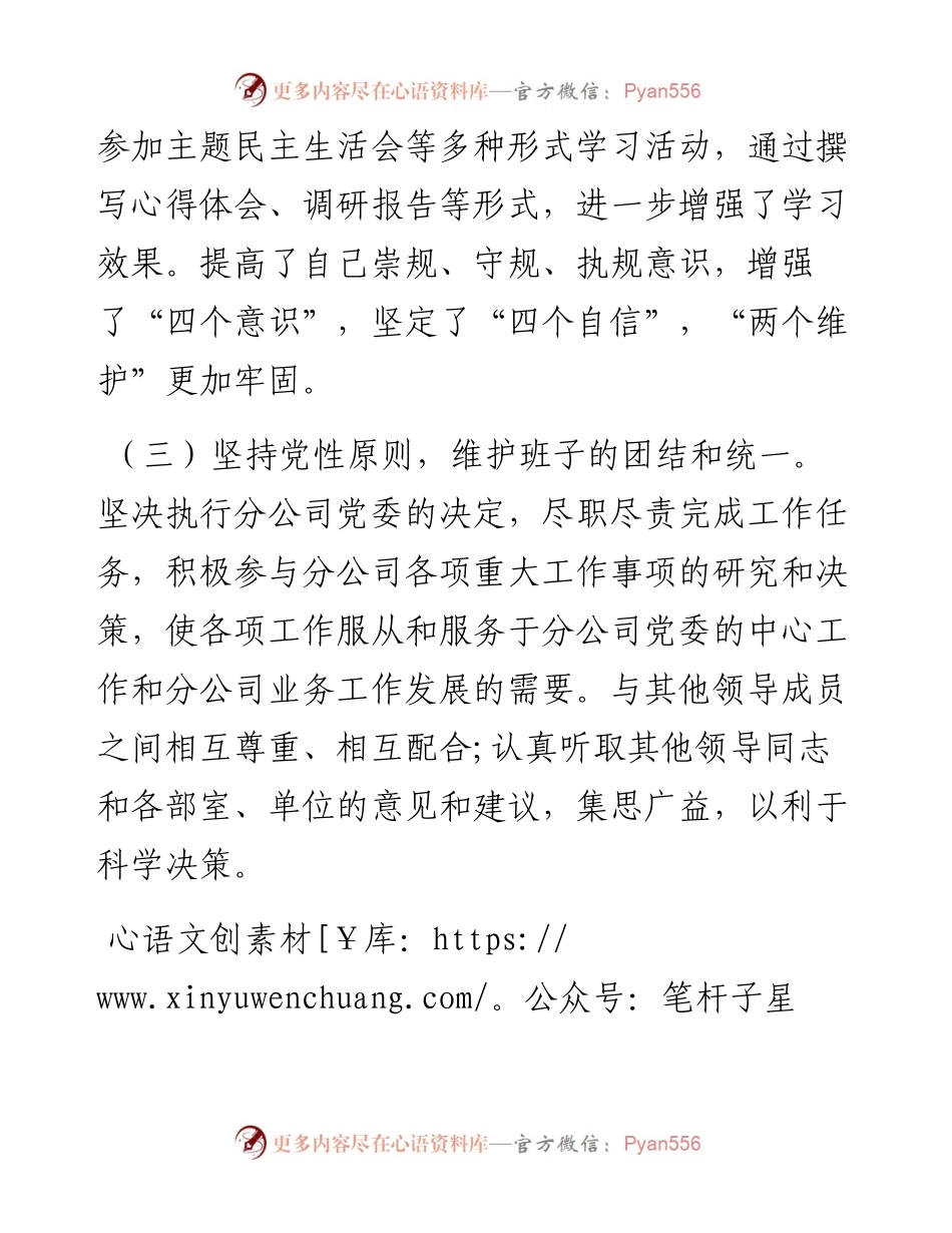 度国企项目领导干部述职述德述廉报告.docx_第2页