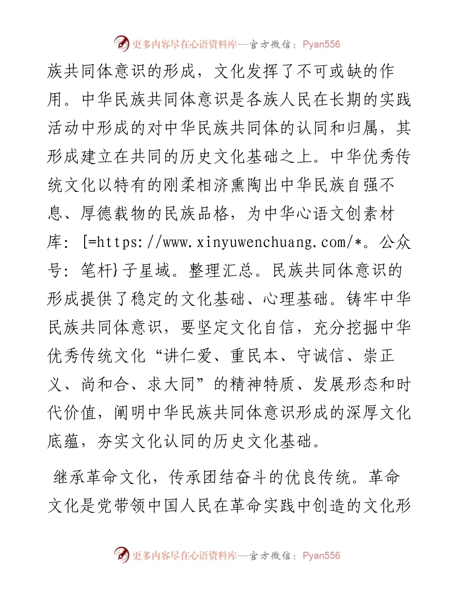 研讨发言：为铸牢中华民族共同体意识提供坚实的文化支撑.docx_第2页
