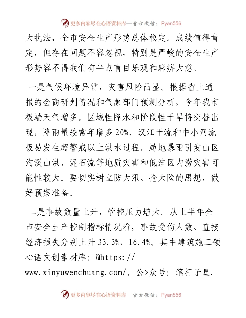 王刚：在全市安全生产工作视频会议上的讲话.docx_第2页