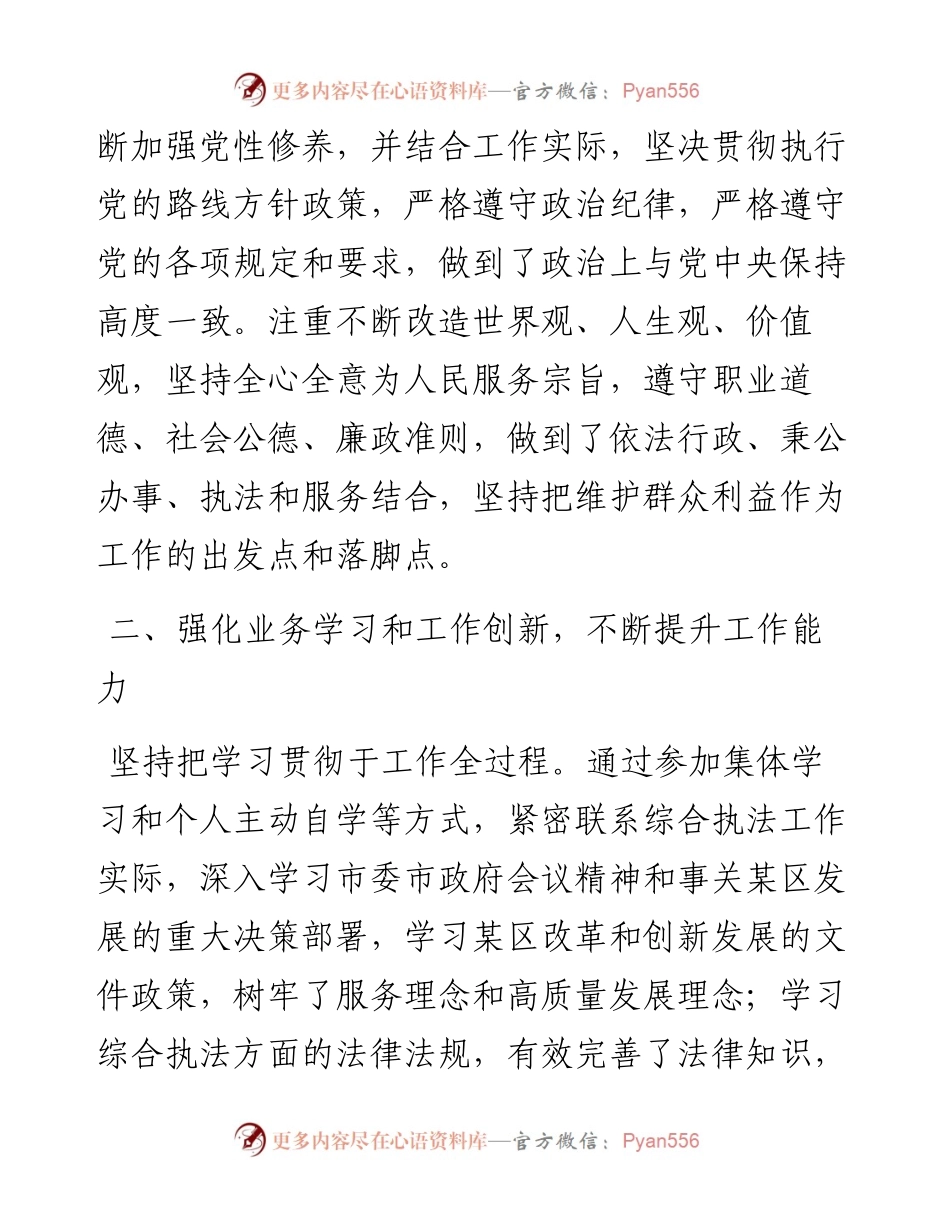 某综合执法局长工作总结.docx_第2页